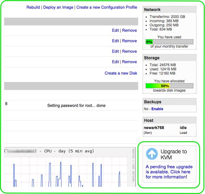 The KVM Upgrade Button. The KVM Upgrade Button.