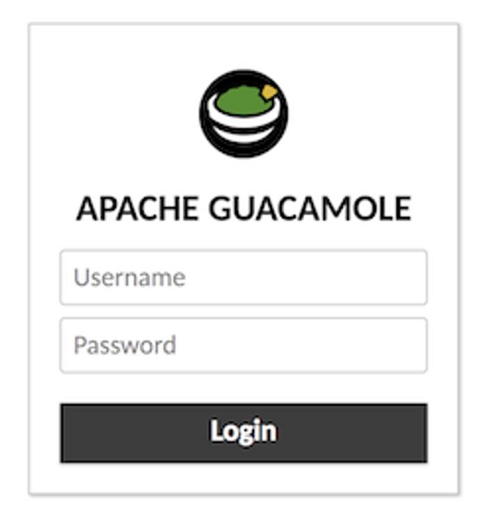 Guacamole Login Guacamole Login