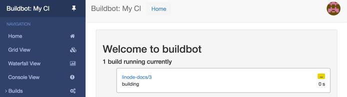 Buildbot running Builds Buildbot running Builds